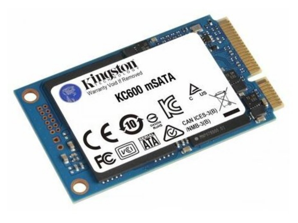 SSD KINGSTON KC600 512GB mSATA (kapacitet 512 GB, brzina čitanja do 550 Mb/s, brzina zapisivanja do 520 Mb/s)-1